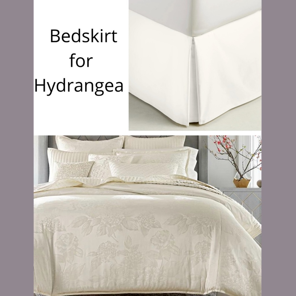 NWT [ California King ] Bedskirt for Hotel Collection‎ Hydrangea - Picture 9 of 9